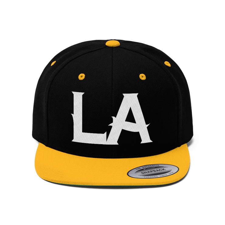 LA Los Angeles Unisex Flat Bill Hat