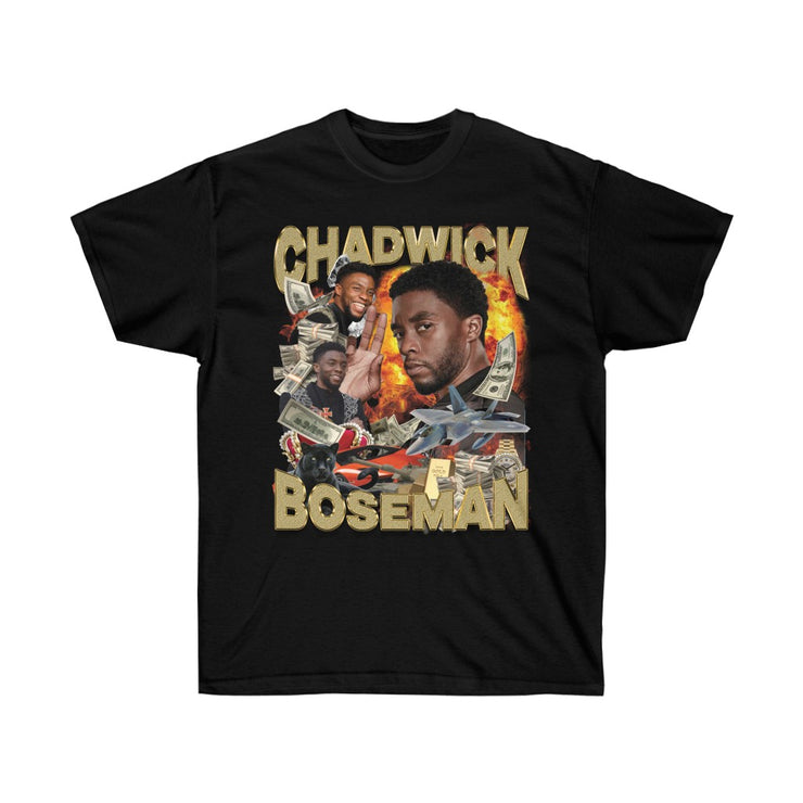 Chadwick Boseman Black Panther Super Hero Superstar Hip-Hop R&B Band Tee Quarantine 2020/2021 Unisex Ultra Cotton Tee