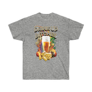 Drink Up Bitches St. Patrick's Day St. Paddy's Day Lucky 4 Leaf Clover Irish Quarantine 2020/2021 Unisex Ultra Cotton Tee