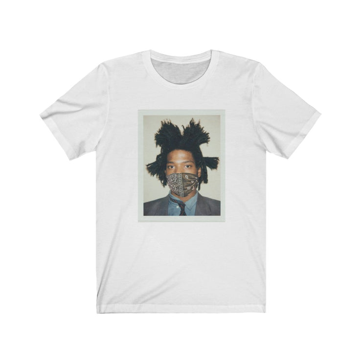 Basquiat Covid-19 2020 Quarantine Pandemic Mask Unisex Jersey Short Sleeve Tee