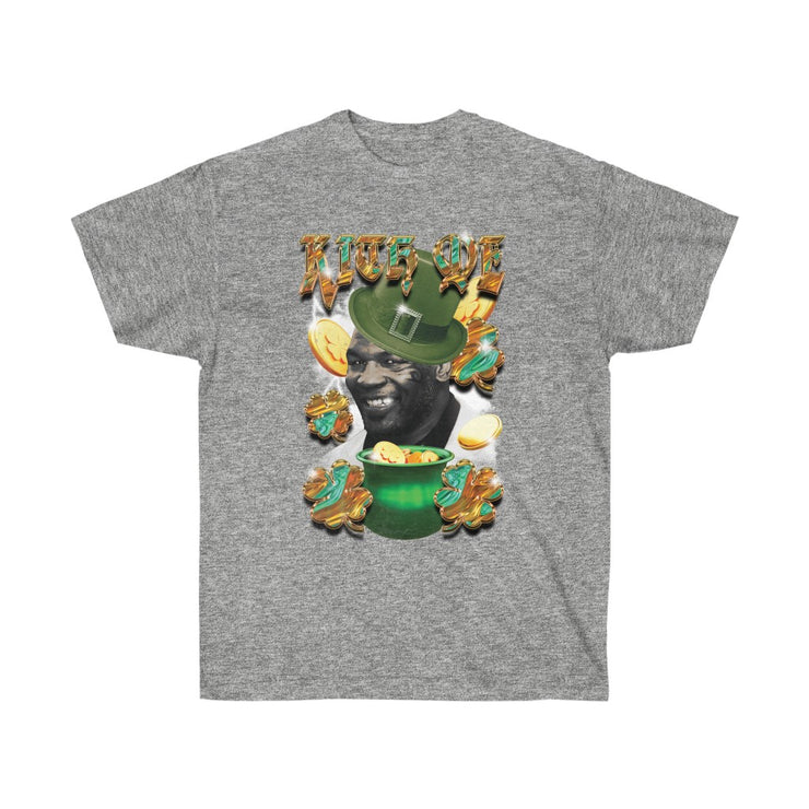 Kith Me Mike Tyson St. Patrick's Day St. Paddy's Day Lucky 4 Leaf Clover Irish Band Tee Quarantine 2020/2021 Unisex Ultra Cotton Tee