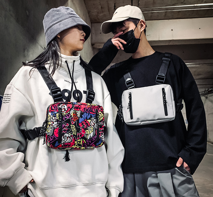2020 Graffiti Hip-Hop Chest Bag
