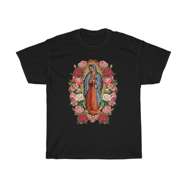Virgin Guadalupe Virgin Mary Unisex Heavy Cotton Tee