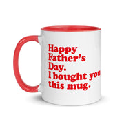 Happy Father's Day Mug with Color Inside
