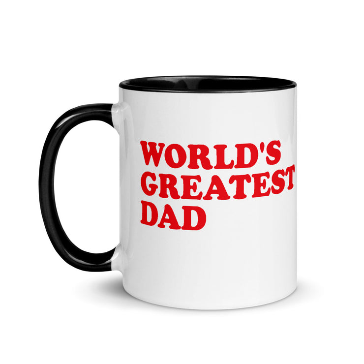 World's Greatest Dad Mug with Color Inside